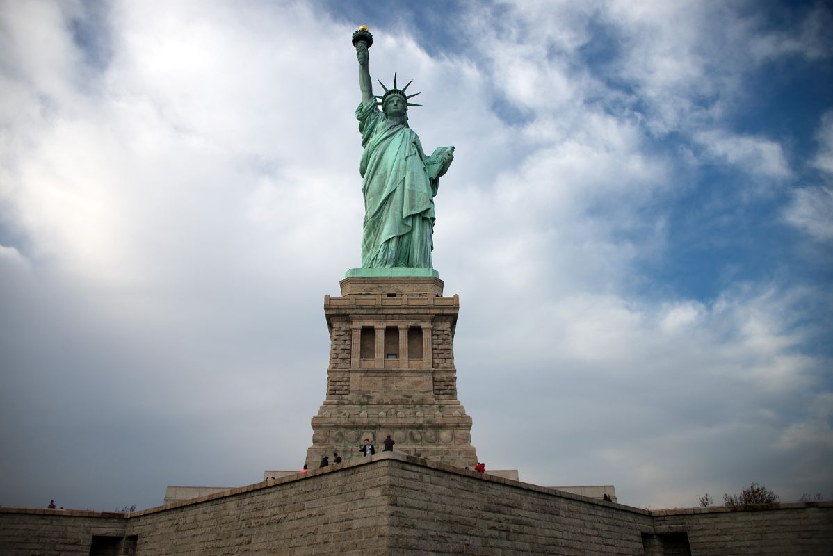 10-02 Statue Of Liberty And Pedestal From Walk Around Liberty Island